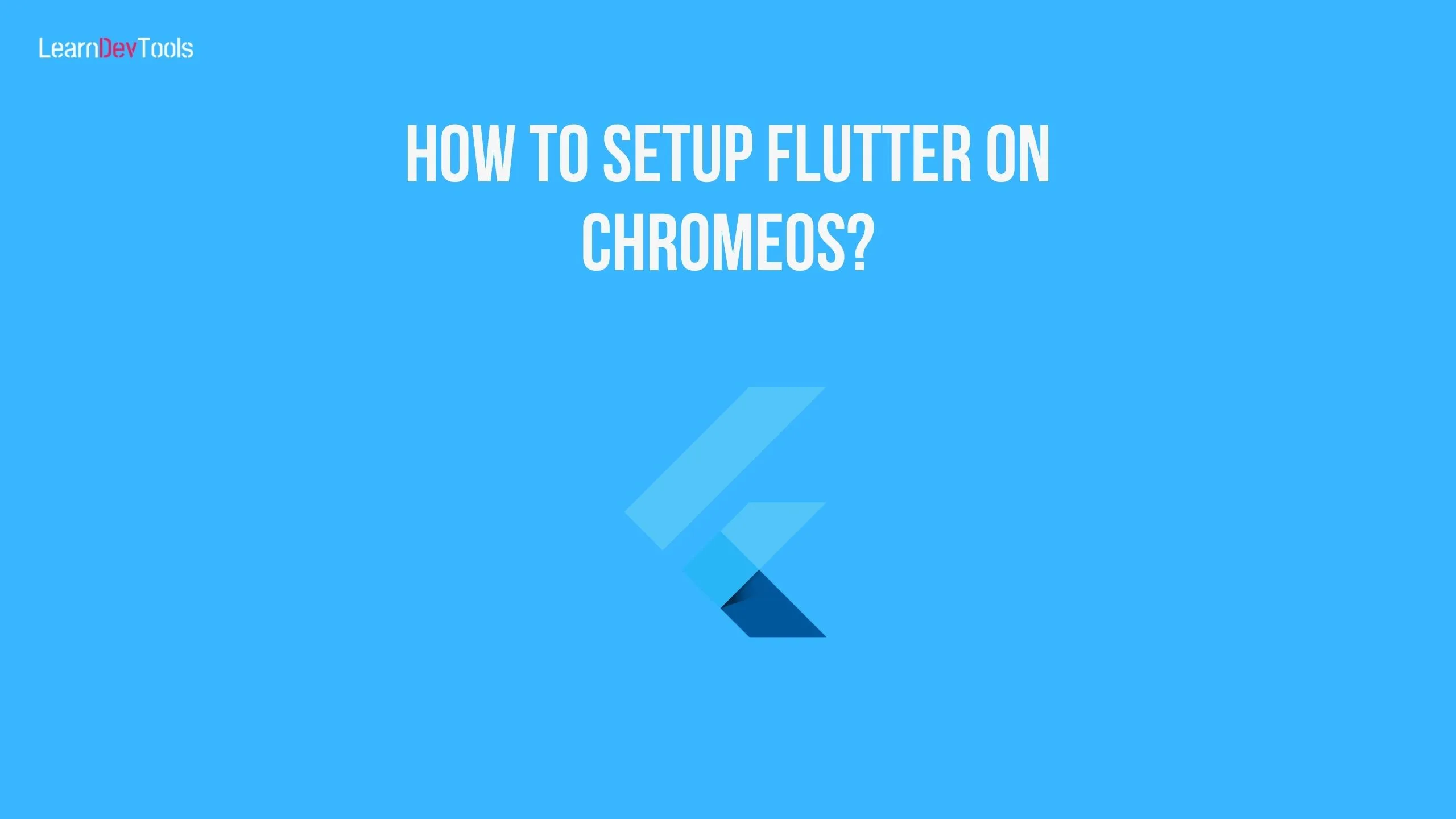 how to set up flutter on chromeos